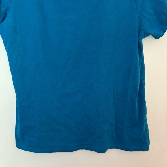 Croft & Barrow Blue Short Sleeve Women's TShirt Size L - Picture 2 of 9